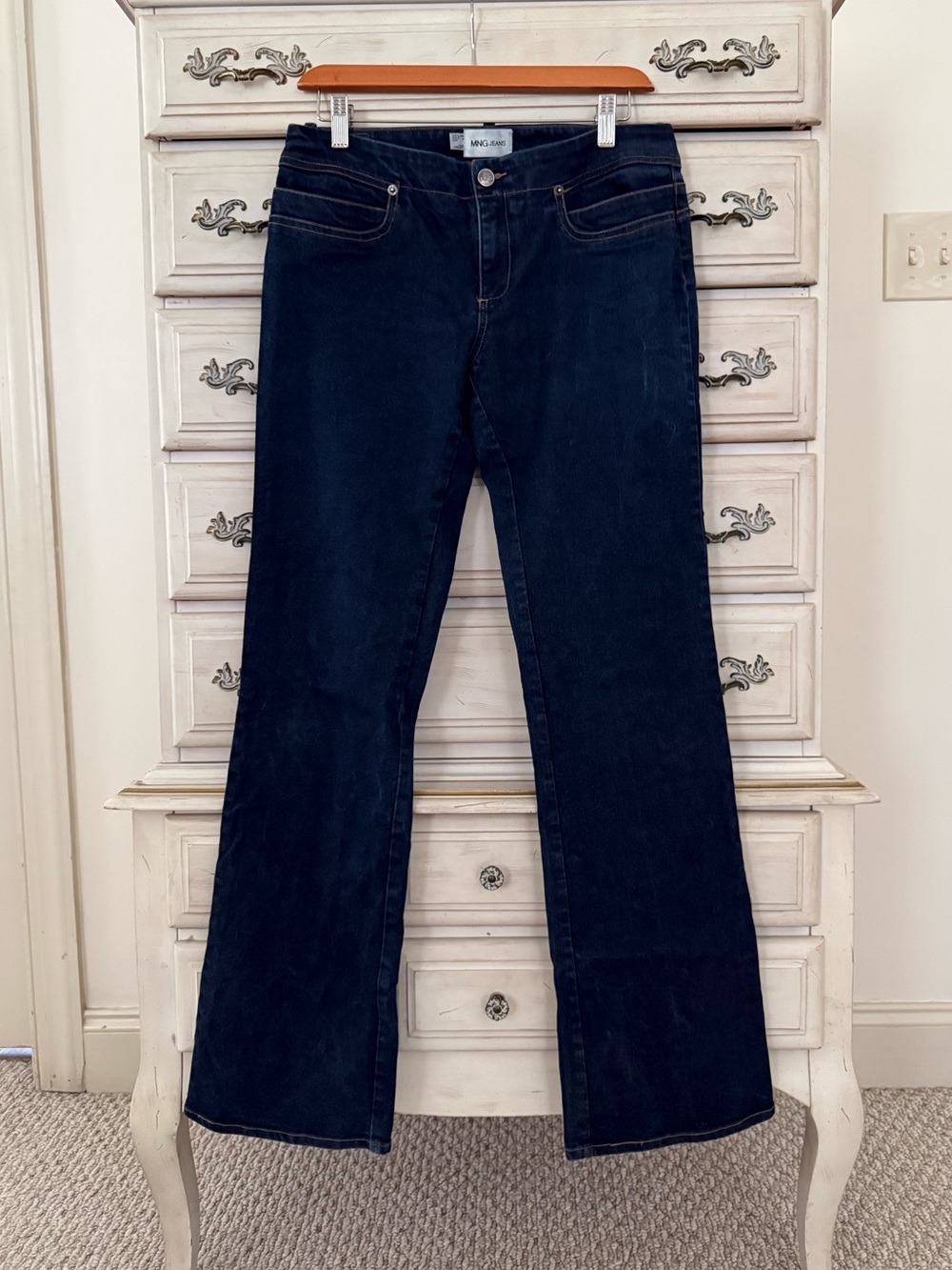 Mango Dark Wash Bootcut Jeans